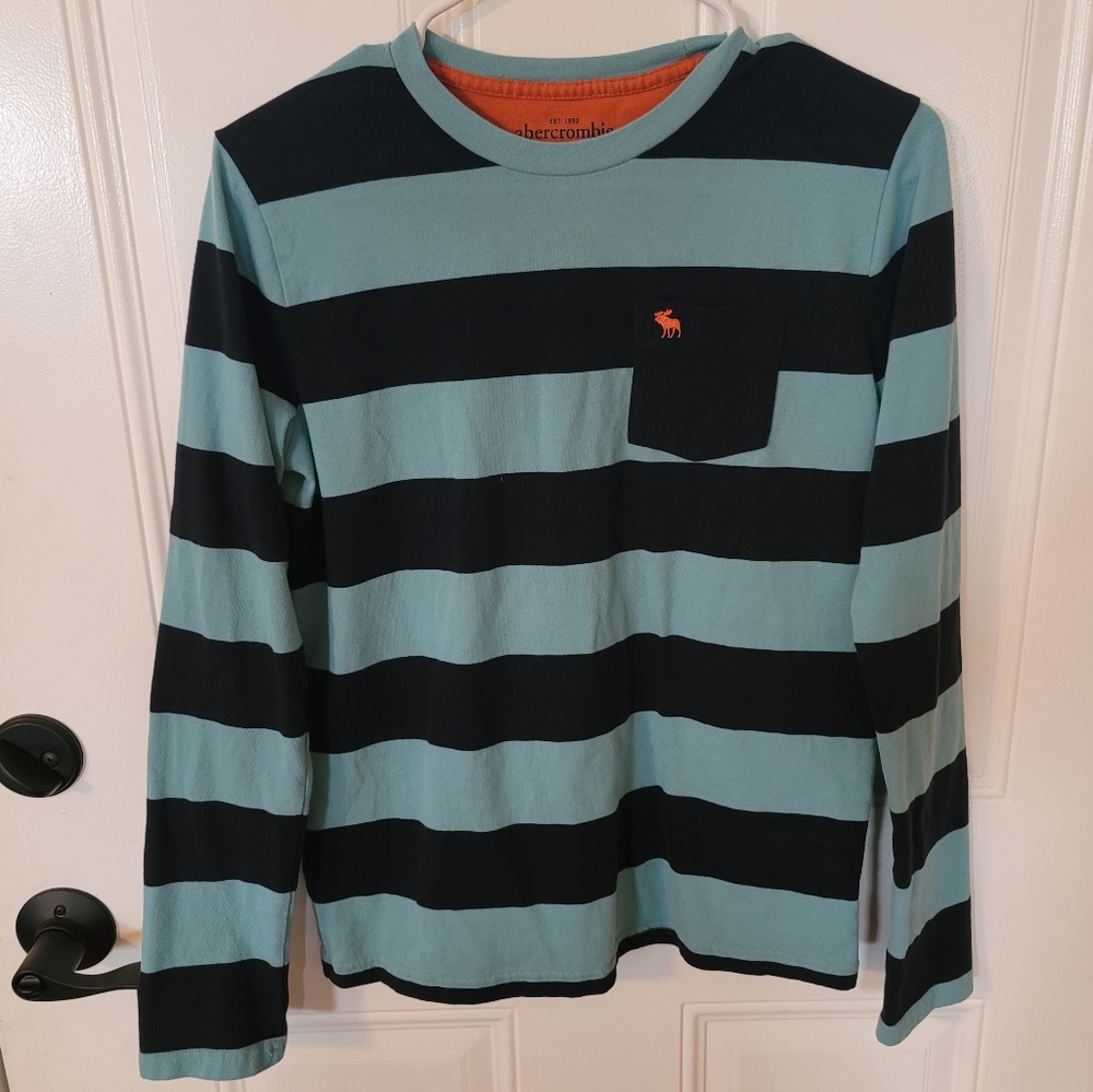 Rugby Stripe Longsleeve Pocket Tee